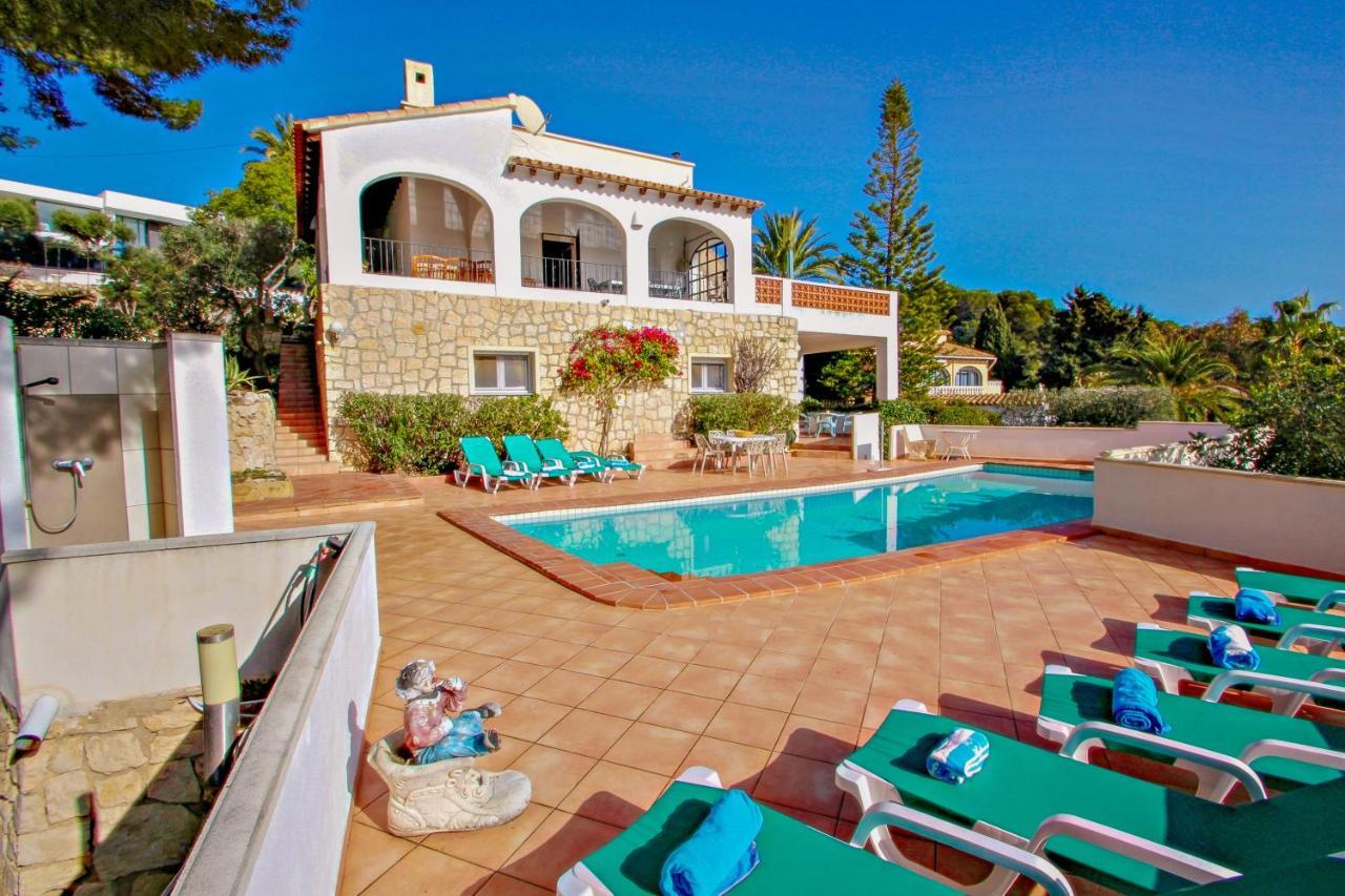 Dos Chicas - Sea View Villa With Private Pool In Moraira Теулада Екстер'єр фото