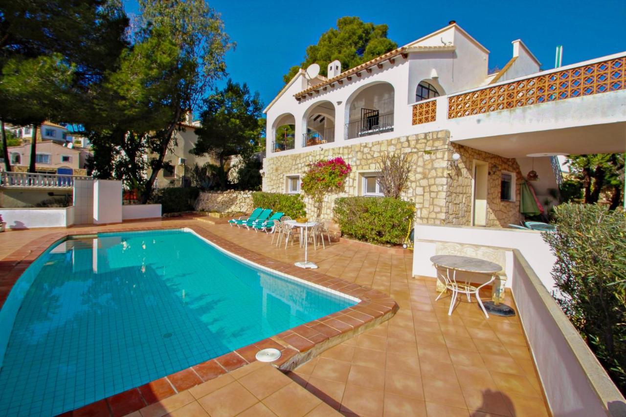 Dos Chicas - Sea View Villa With Private Pool In Moraira Теулада Екстер'єр фото