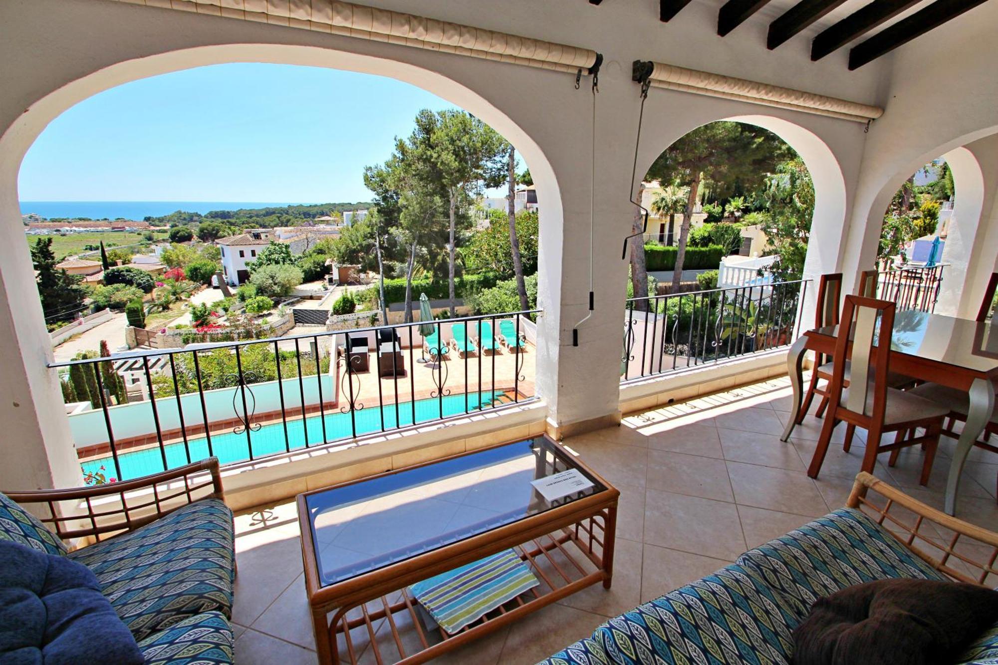 Dos Chicas - Sea View Villa With Private Pool In Moraira Теулада Екстер'єр фото