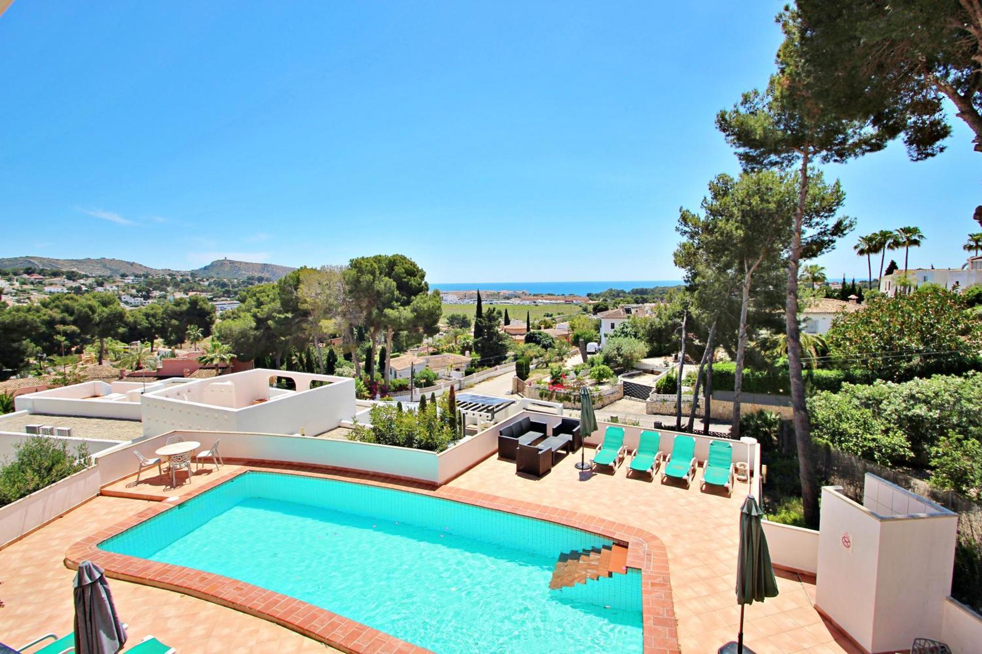 Dos Chicas - Sea View Villa With Private Pool In Moraira Теулада Екстер'єр фото